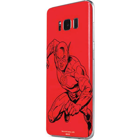 DC Comics The Flash Comic Pop Galaxy S8 Plus Skin